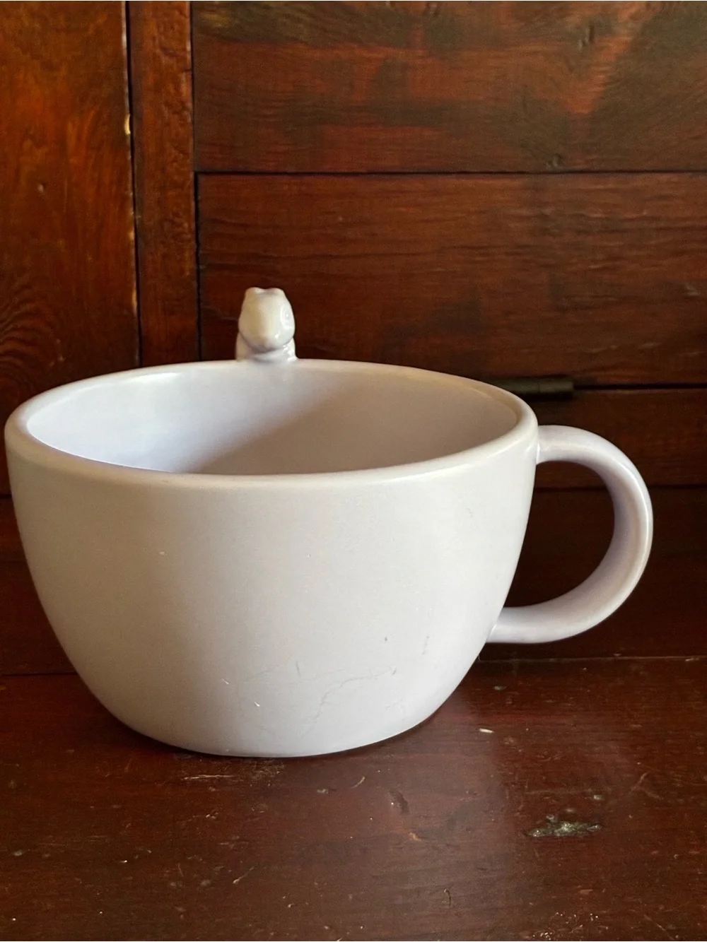 Threshold White Stoneware Bowl with Gold Rim